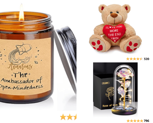 Valentine's Gift Guide cover photo collage