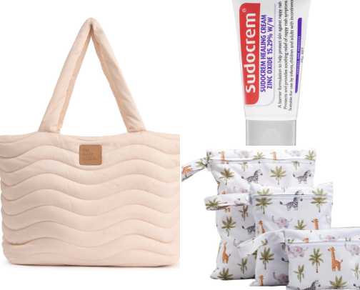 What’s in Our Nappy Bag 👜 cover photo collage