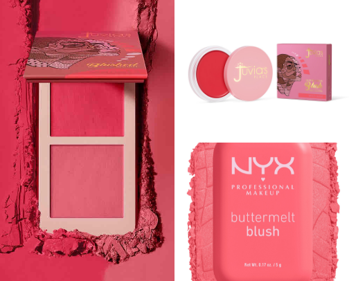 Coral High Pigmented Blush cover photo collage