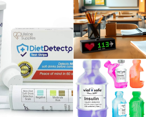 My Favorite Type 1 Diabetes Supplies 💙 cover photo collage
