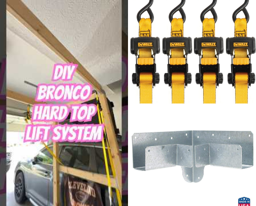 DIY Bronco Hard Top Removal System: Shopping List cover photo collage