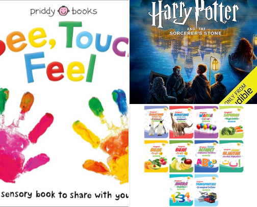 Children Book and Toys cover photo collage