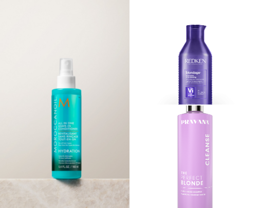 Hair care products  💇🏼‍♀️💗 cover photo collage