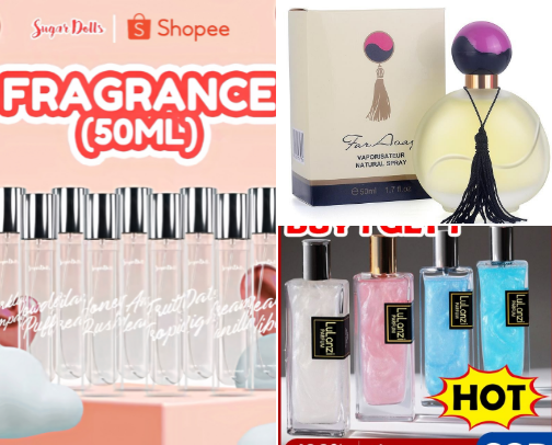 YOUR FAVORATE APPORTABLE PERFUME cover photo collage