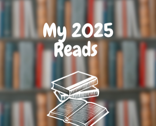 My 2025 Reads cover photo collage