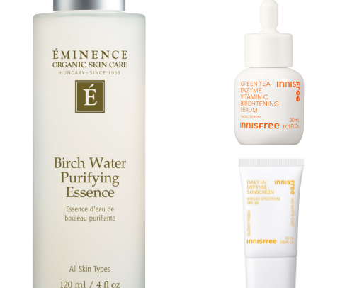 Skincare cover photo collage