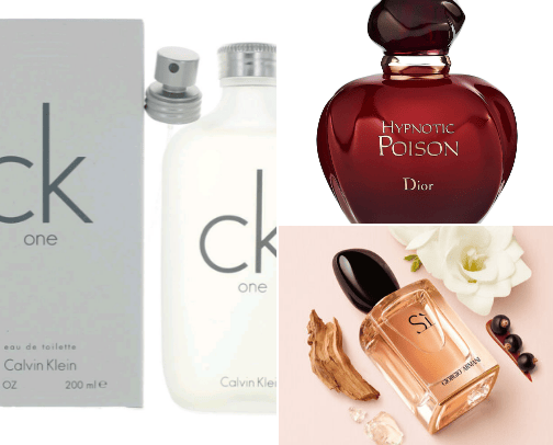Perfumes cover photo collage