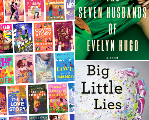 Romance books cover photo collage