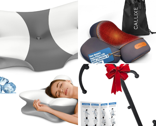 Relaxation and massage tools for home cover photo collage