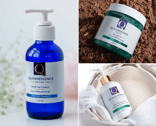 Skincare Products cover photo collage