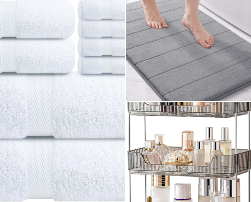 Everything I'd Buy for a Dreamy Bathroom cover photo collage