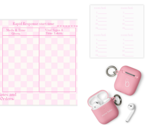 Nurse-Owned Etsy Shops You’ll Actually Want to Support (from an RN w/ a Side of Creativity) cover photo collage