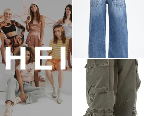 Clothing cover photo collage