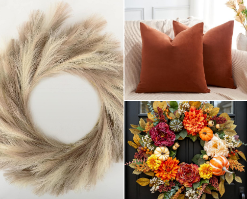 Fall home decor 🧣 cover photo collage