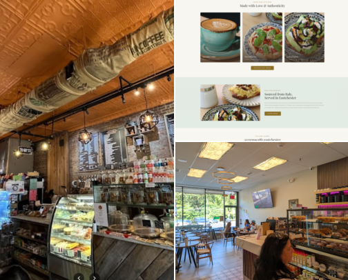 Bites in Westchester Worth the Stop ☕️🍕🥗 cover photo collage