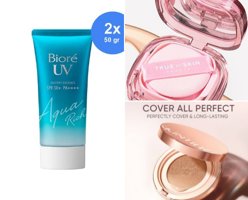 SKINCARE HAUL cover photo collage