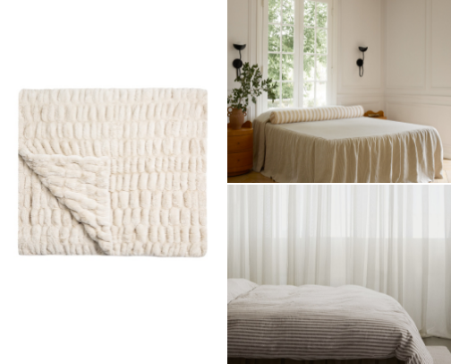 Cozy Home Essentials | Soft Blankets, Luxe Bedding & Layered Comfort Finds cover photo collage