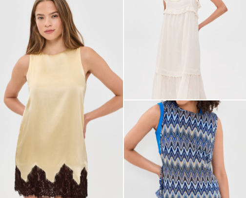 Date Night & Summer Dresses in Natural Fabrics cover photo collage