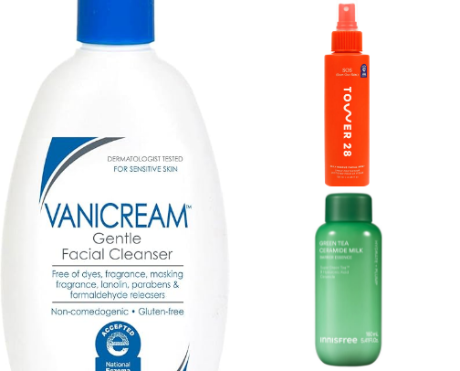 Skincare Routine for Sensitive Skin cover photo collage