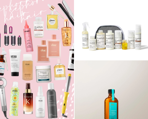 Hair essentials cover photo collage