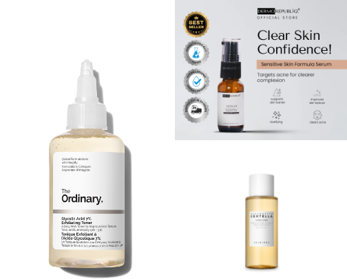 Glow-up Product Recos cover photo collage