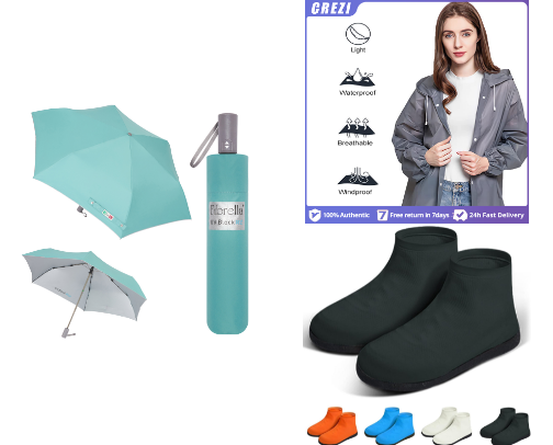 Rainy Day Essentials ☔ cover photo collage