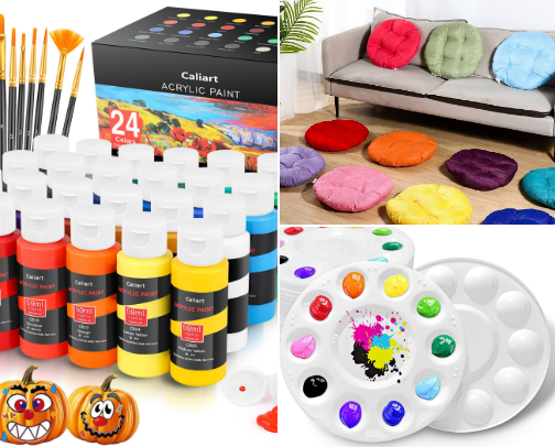 Keys to a Fun Kid Paint Party! cover photo collage
