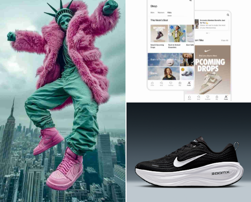 NIKE: DREAM. DARE. DO. cover photo collage