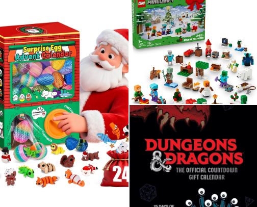 Advent Calendars Neurodivergent / ADHD Teen and Tween Boys will love cover photo collage