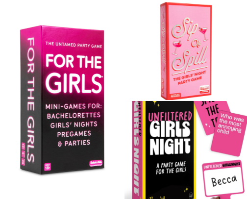 GIRL'S NIGHT GAMES cover photo collage