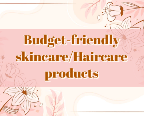 💙 Budget-friendly skincare/Haircare products💙 cover photo collage
