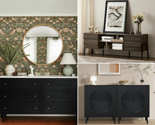 Black, White, Grey Home cover photo collage