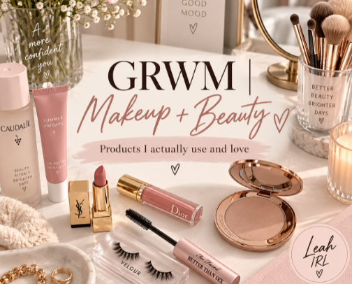💗 GRWM | Makeup + Beauty cover photo collage