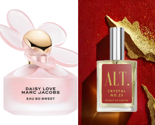 Cool girl perfume 🪩 cover photo collage