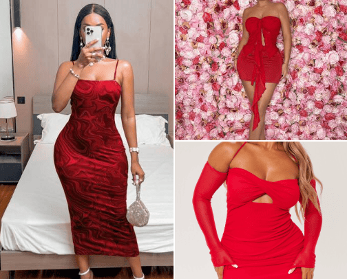 Valentine's Lookbook cover photo collage
