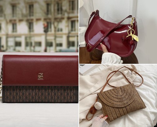 Bags that speak your personality. cover photo collage