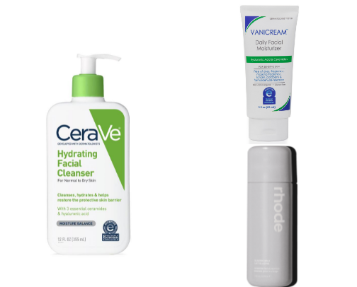 my super simple skincare favs! cover photo collage