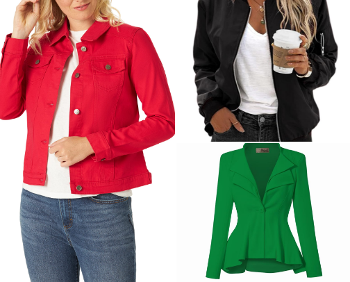 Wrapped in Style – Trendy Women’s Jackets & Blazers for All Seasons. cover photo collage