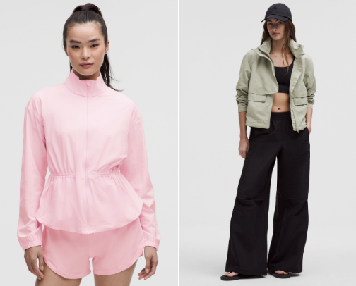 Women jacket cover photo collage