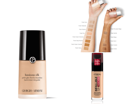 Acne-Safe Makeup cover photo collage