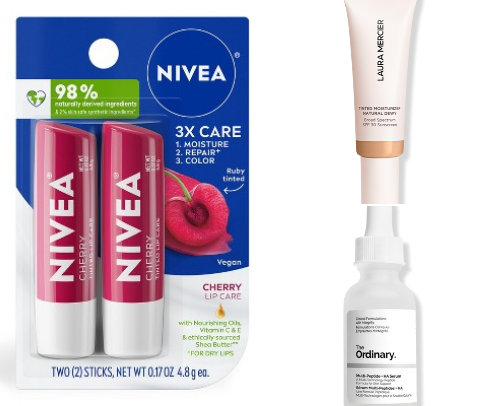 Skincare/Lip care cover photo collage