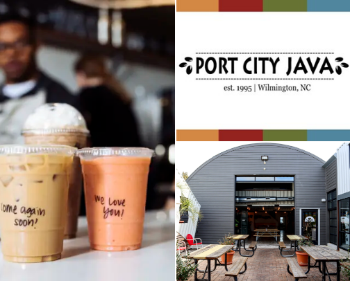 Favorite Coffee Shops In Wilmington N.C cover photo collage