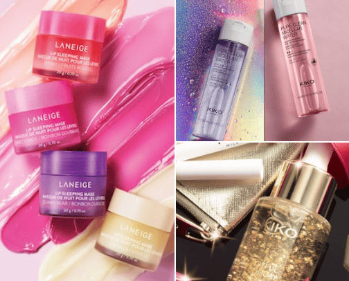 Skin care cover photo collage