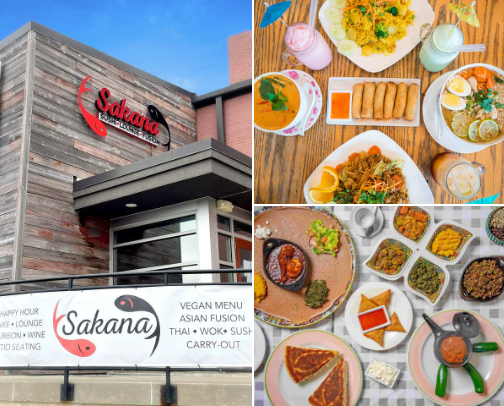 Rockin River Restaurants—eating out on the west side of Cleveland cover photo collage