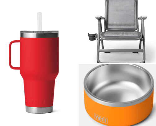 YETI PRODUCTS cover photo collage
