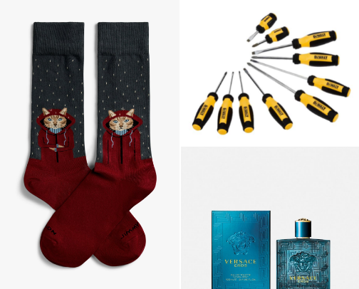Stocking stuffers for Men 🎄 cover photo collage