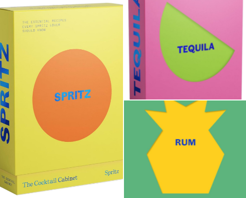 Reading & Learning | Books & Recipe Cards on Cocktails cover photo collage