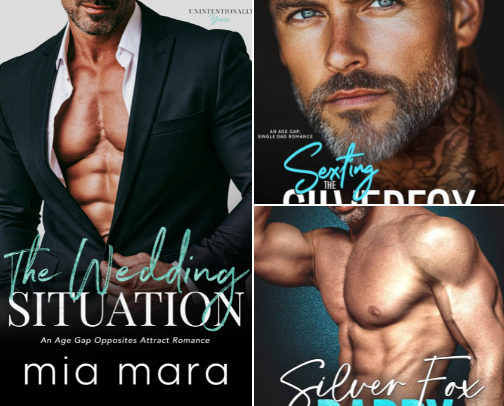 Read Now - Accidental Silver Fox Daddy: An Age Gap Single Dad Romance (Unintentionally Yours) Collection cover photo collage