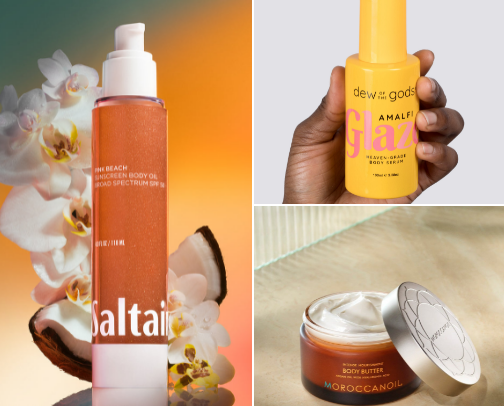 Body care essentials🫧🛀 cover photo collage