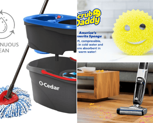 Cleaning essentials everyone needs! cover photo collage